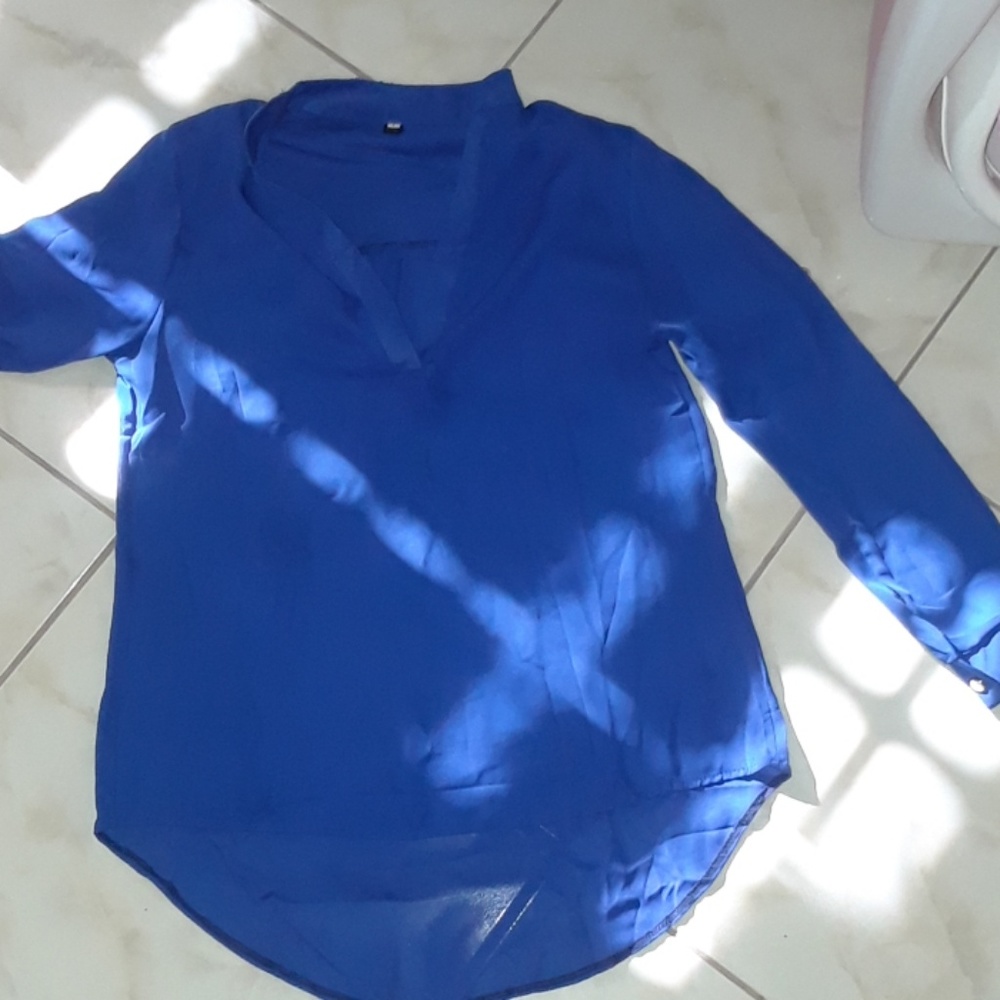 Dark blue blouse